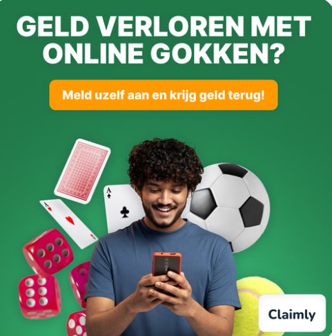 Claimly online gokken geld terug